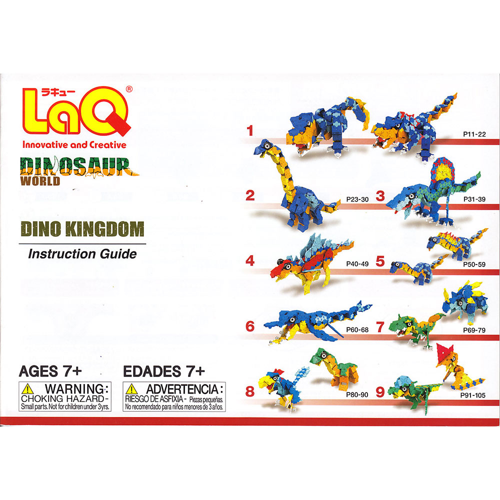 Stavebnice LaQ DW Dino Kingdom