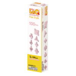 Stavebnice LaQ - dílky 100 ks barva RŮŽOVÁ